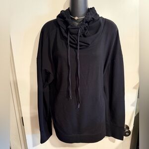 4/$16 Black Amborelle Cowl Neck Jacket